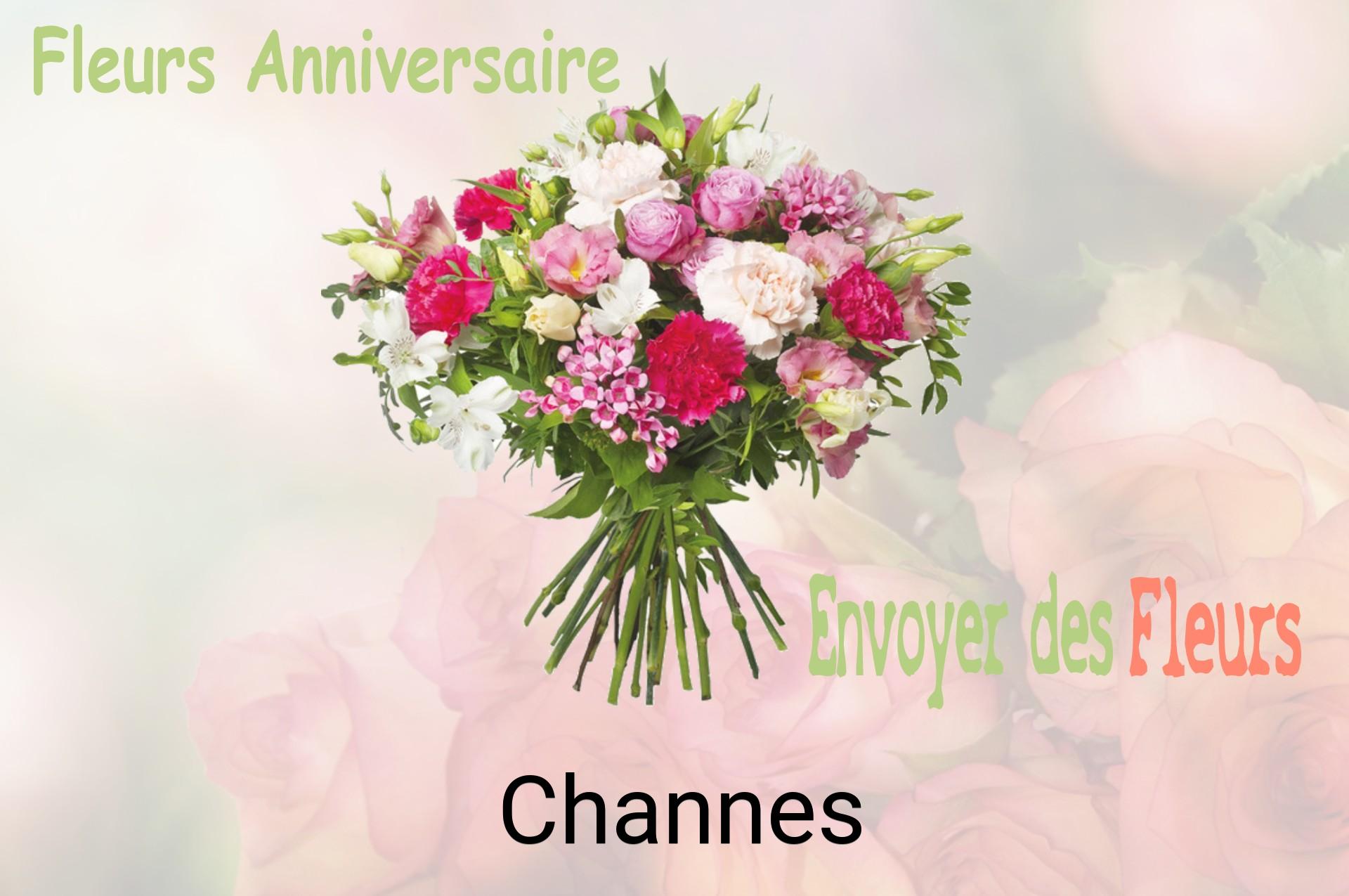 Bouquet de fleurs d’anniversaire livré à Channes